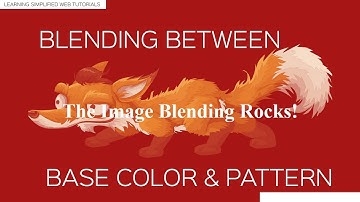 CSS Blending effects - Blend a Solid color and Image