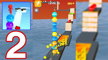 Stack Rider All Levels Gameplay Walkthrough Part 2 (Android/iOS) - Ride the tallest stack!