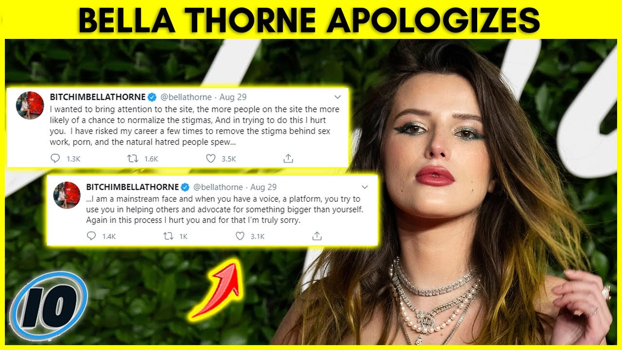 Bella Thorne Apologizes To OnlyFans Creators After Being Accused Of