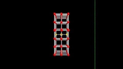 Model of an edge dislocation