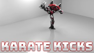 Karate Kick animation using VR (tutorial)