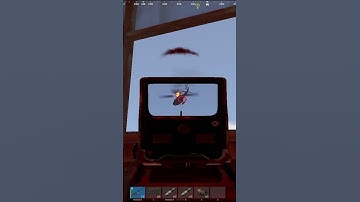 拠点の真横でパトヘリを落していく　#rust #rustソロ #rustpvp #rust実況 #shorts