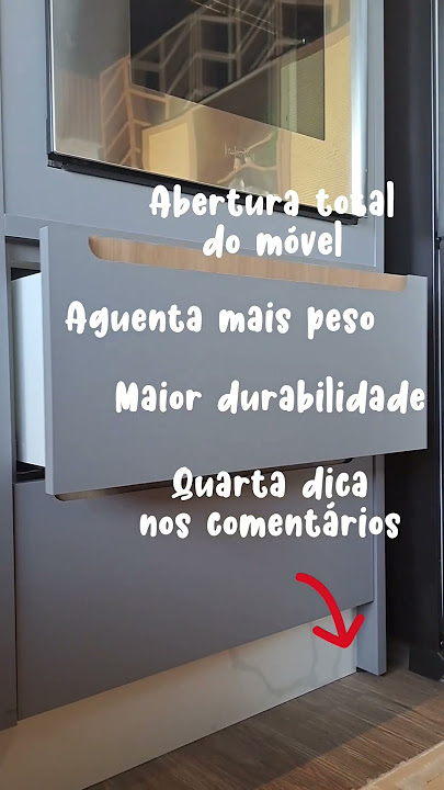 Quem aí não tem gaveta emperrando em casa? Saiba escolher a corrediça  correta e evite prejuízos! 🥰 