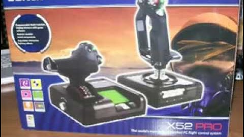 Review of the Saitek X52 Pro Flight Control System with FSX (Audio Sync Fixed)