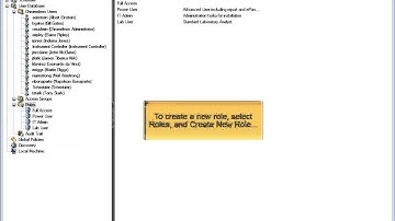 Chromeleon CDS: Create Roles and Add User