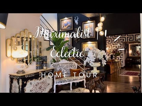 Maximalist Eclectic Home Tour | Art Deco | Hollywood Glam