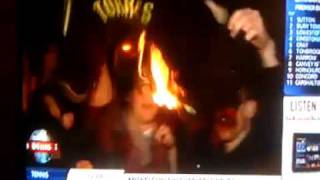 Liverpool Fans Burning Torres Shirt