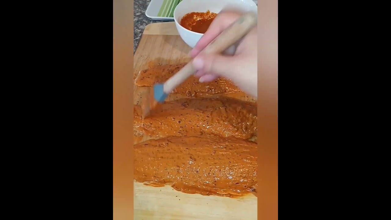 empezando la semana con un delicioso filete sarandiado que la verdad me quedo muy rico