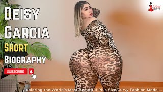 DEISY GARCIA | Plus Size Fashion Trends: USA Curvy Runway Models New Clothing | Short Bio & Wiki