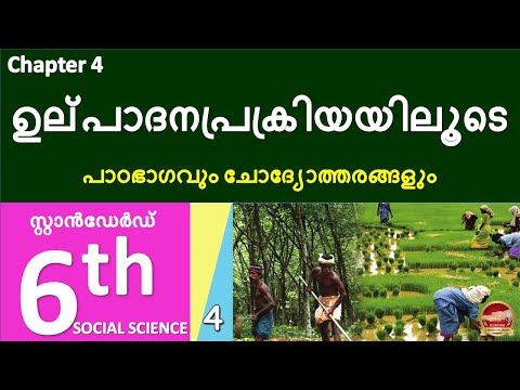 Class 6 Social Science Chapter 4 | ഉല്പാദനപ്രക്രിയയിലൂടെ | Std 6 Kite Victers unit 4 Question answer