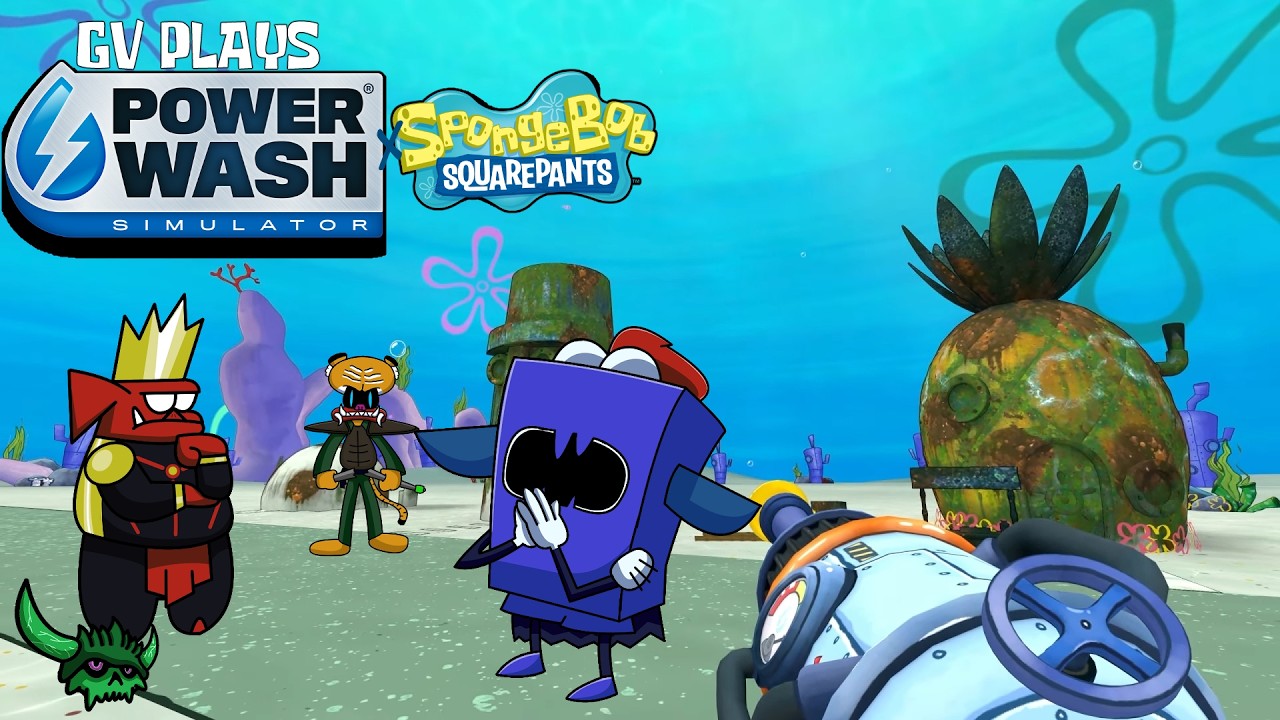 Who Washes a Pineapple Under the Sea! - Power Wash Simulator (Spongebob DLC)