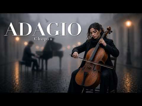 The Most Beautiful Lonely Adagios in Chopin Style |Cello & Piano | Deep Focus| No Lyrics
