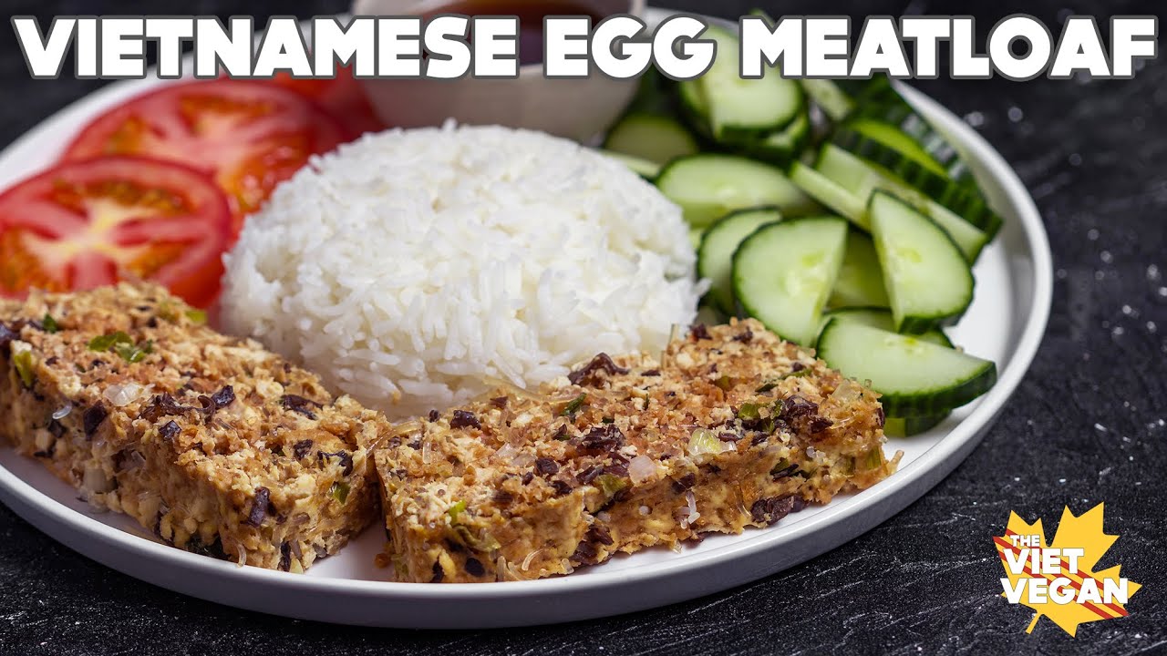 Vegan Vietnamese Egg Meatloaf Chả Trứng Chay YouTube