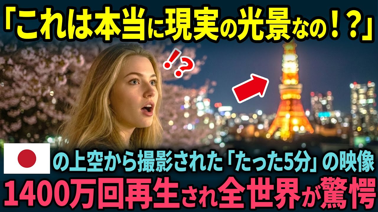 【海外の反応】「嘘だろ？！これは本当に現実の光景なの…？」日本の上空から映したたった5分の映像が全世界で1400万再生された理由とは？明らかに他の国とは違う日本の美しさに全世界が感動！