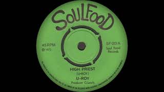 英7” U Roy High Priest / London City Rock SF001 SOUL FOOD RECORDS /00080 U-Roy – High Priest – Vinyl (7