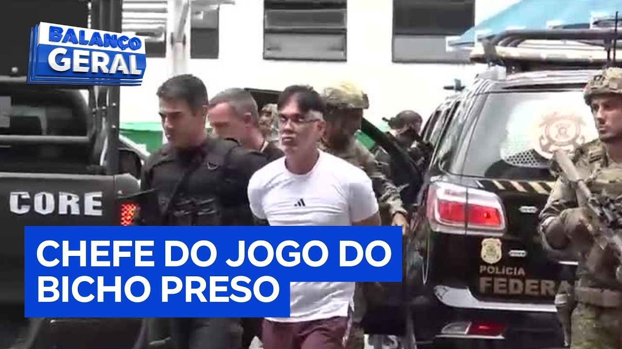 Adilsinho, líder do jogo do bicho, é preso durante operação no Rio de Janeiro