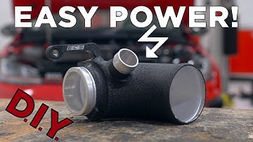 VW MK7 GTI - Turbo Inlet Pipe Install DIY