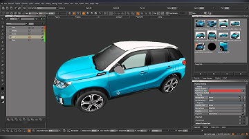 LowPoly Car. Texturing in Mari by Alex_HD