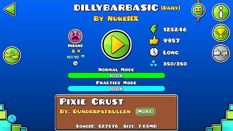 [Insane] "DILLYBARBASIC" By NukeIIX | Geometry Dash 2.11