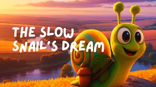 The Slow Snail’s Dream 🐌 | Kids stories with moral | snail story for kids