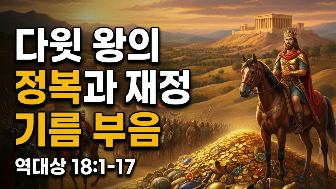 26년2월18일(수) 실로암 예배 - 다윗 왕의 정복 전쟁 후 재정의 기름 부음