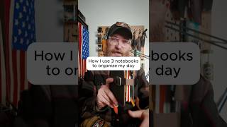 How I use 3 notebooks to organize my day