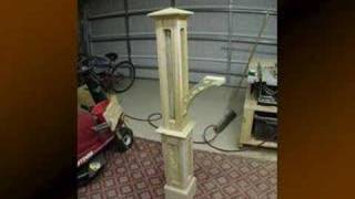 Custom Mailbox woodworking , Mailbox post.