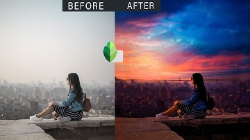 How to use Snapseed app to Create a Sunset Effect | Snapseed Tutorial