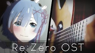 Video thumbnail of "Requiem of Silence - Re:Zero Episode 15 ED OST (Acoustic Guitar)【Tabs】"