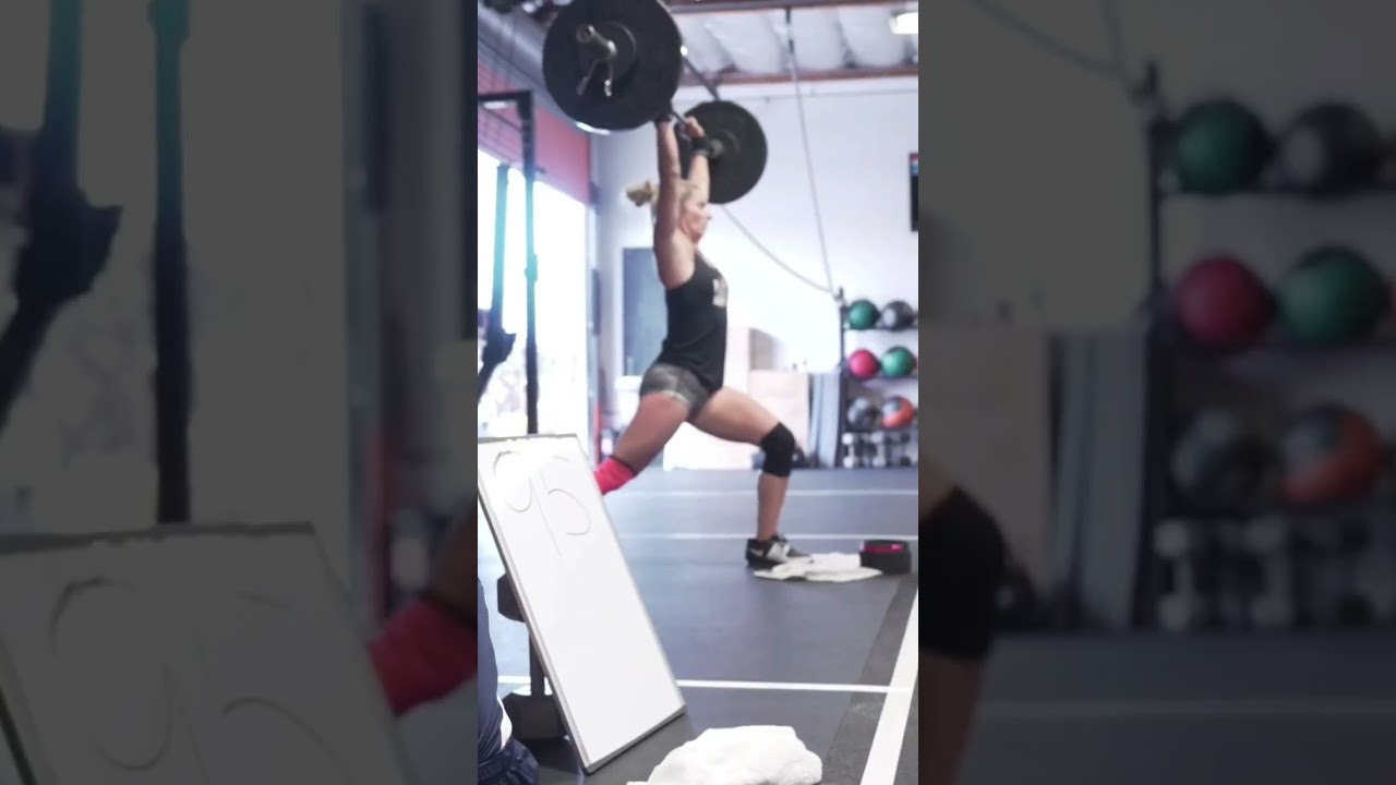 Woman's Crossfit Athlete Games shorts YouTube