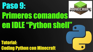 Paso 9: Primeros comandos en IDLE "Python Shell"