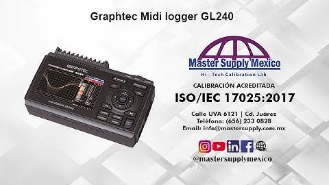 Graphtec Midi logger GL240