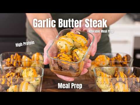 Weekly Meal Prep In Less Than 30 Minutes  Garlic Butter Steak Bites