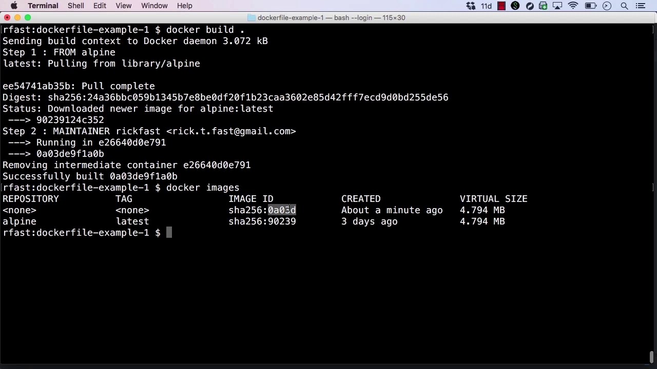 Docker Images - Dockerfile - Lesson 04 - YouTube