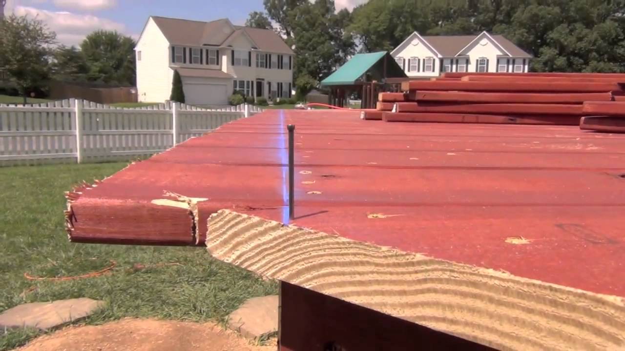 How To Build An Above Ground Deck How To Build An Above Ground Deck