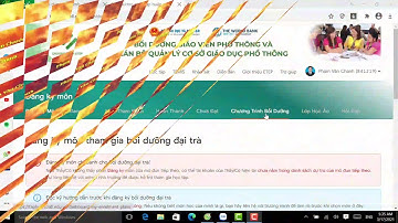 HƯỚNG DẪN CẬP NHẬT THÔNG TIN GIÁO VIÊN LÊN TEMIS