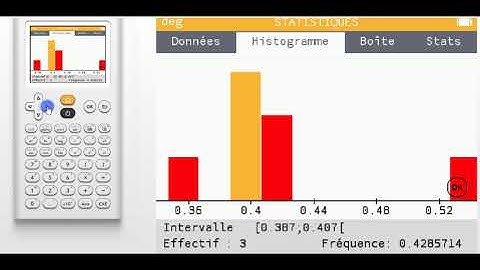 Statistiques en TP avec NUMWORKS