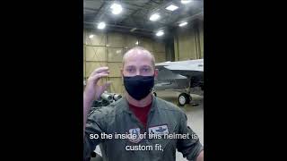 $400,000 Helmet of F35 Fighter Pilot at Luke AirForce Base #shorts