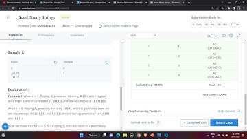 Good Binary Strings Codechef Starters 66