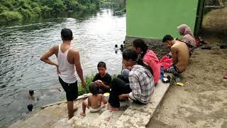 Berenang Diaia Tanang - Sungai Batang Ombilin Dari Danau Singkarak