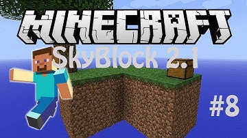 Minecraft "SKYBLOCK" 2.1 Episode 8 Mushroom Farm & Mobs!