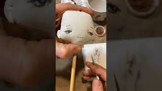 Роспись текстильной куклы. Drawing doll’s face