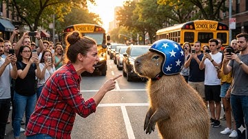 Capybara Saved Everyone — Yet No One Believed Him | In 4k #capybara #funny