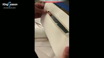 CNC zipper window folding machine