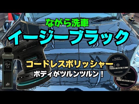 ながら洗車 イージーブラック】初めてのコードレスポリッシャー