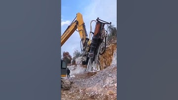 Rock splitting machine, hydraulic splitting machine #rockmachine  #machinerychannel  #rockmachine