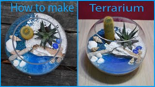 How to make Terrarium with Epoxy Resin water