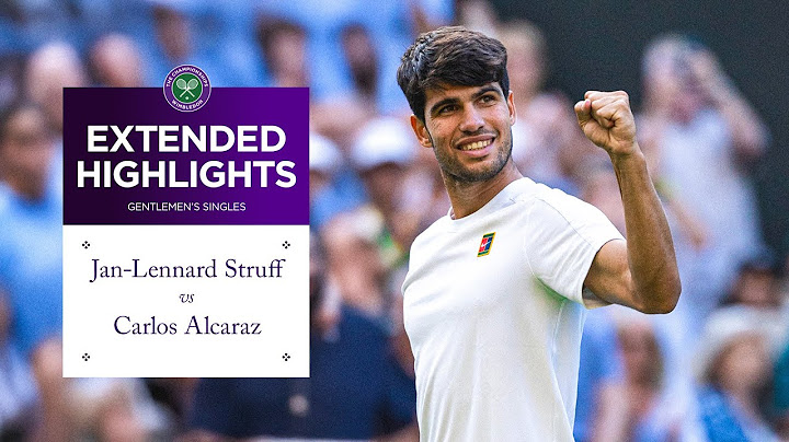 Alcaraz Firing 🔥 | Jan-Lennard Struff vs Carlos Alcaraz | Extended Highlights | Wimbledon 2025