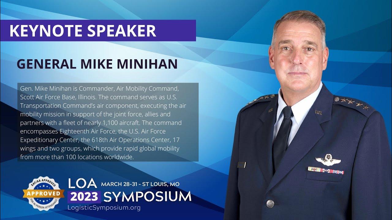 LOA2023 - Keynote - Gen Michael Minihan - YouTube