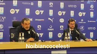 #supercoppaitaliana , #LazioInter: la conferenza stampa di #Sarri